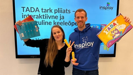 Insplay tegevjuht Andres Sirel ja Tallinna Ülikooli koostöö Geniuso TADA rääkivate pliiatsite ja raamatute jaoks
