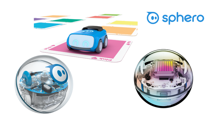 Sphero robotid - mini, Indi, BOLT