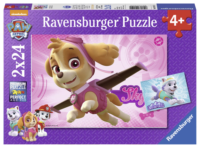 Ravensburger pusle 2x24 tk Käpapatrull Skye ja Everest
 091522V