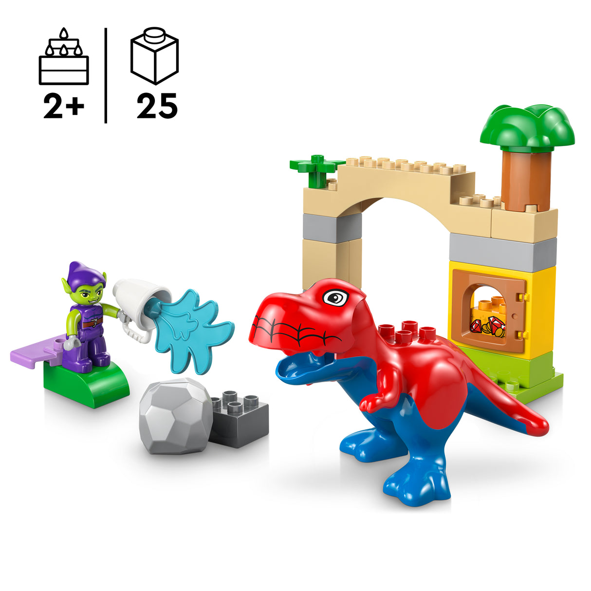 LEGO DUPLO Disney Dinosaurus Spidey-Rex vs. Green Goblin 10463L