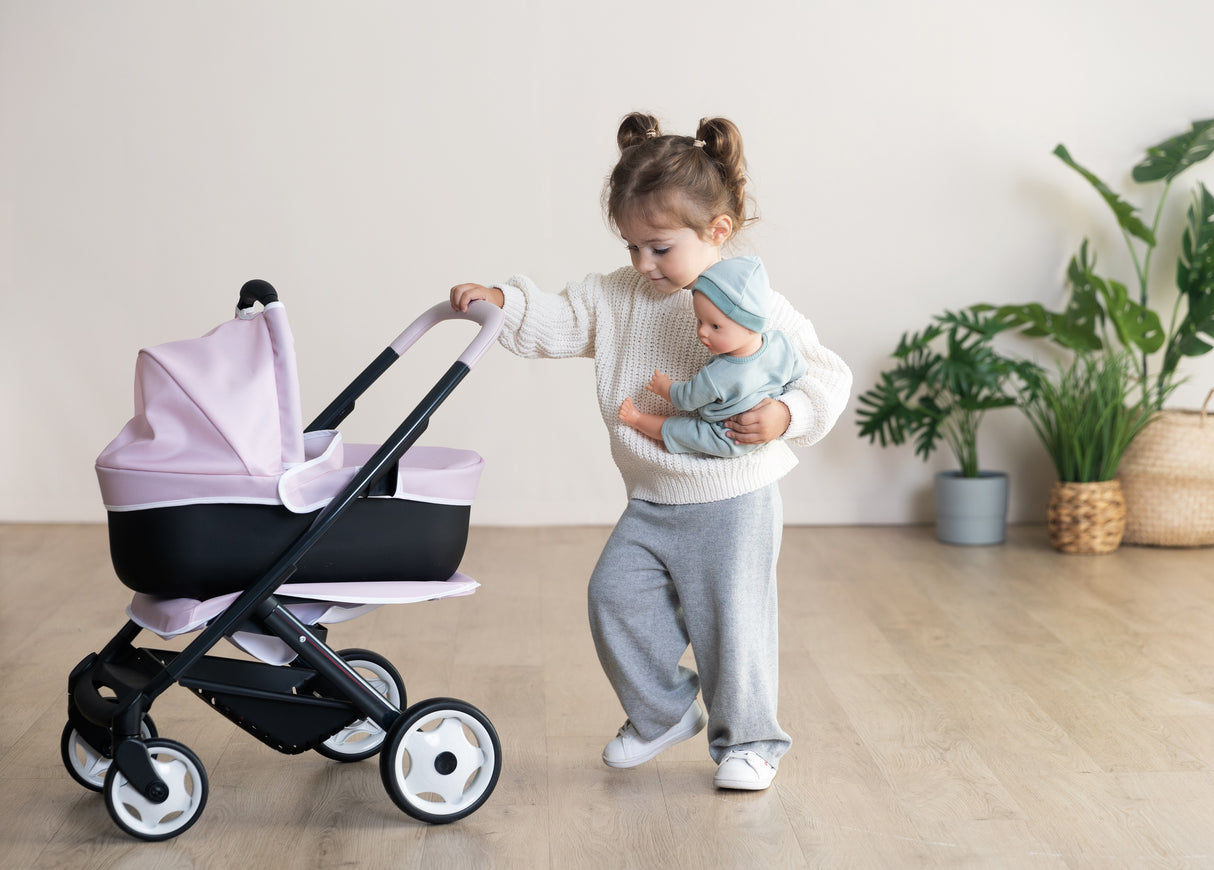 Smoby Maxi-Cosi kolm-ühes nukuvankri komplekt - roosa 253121S