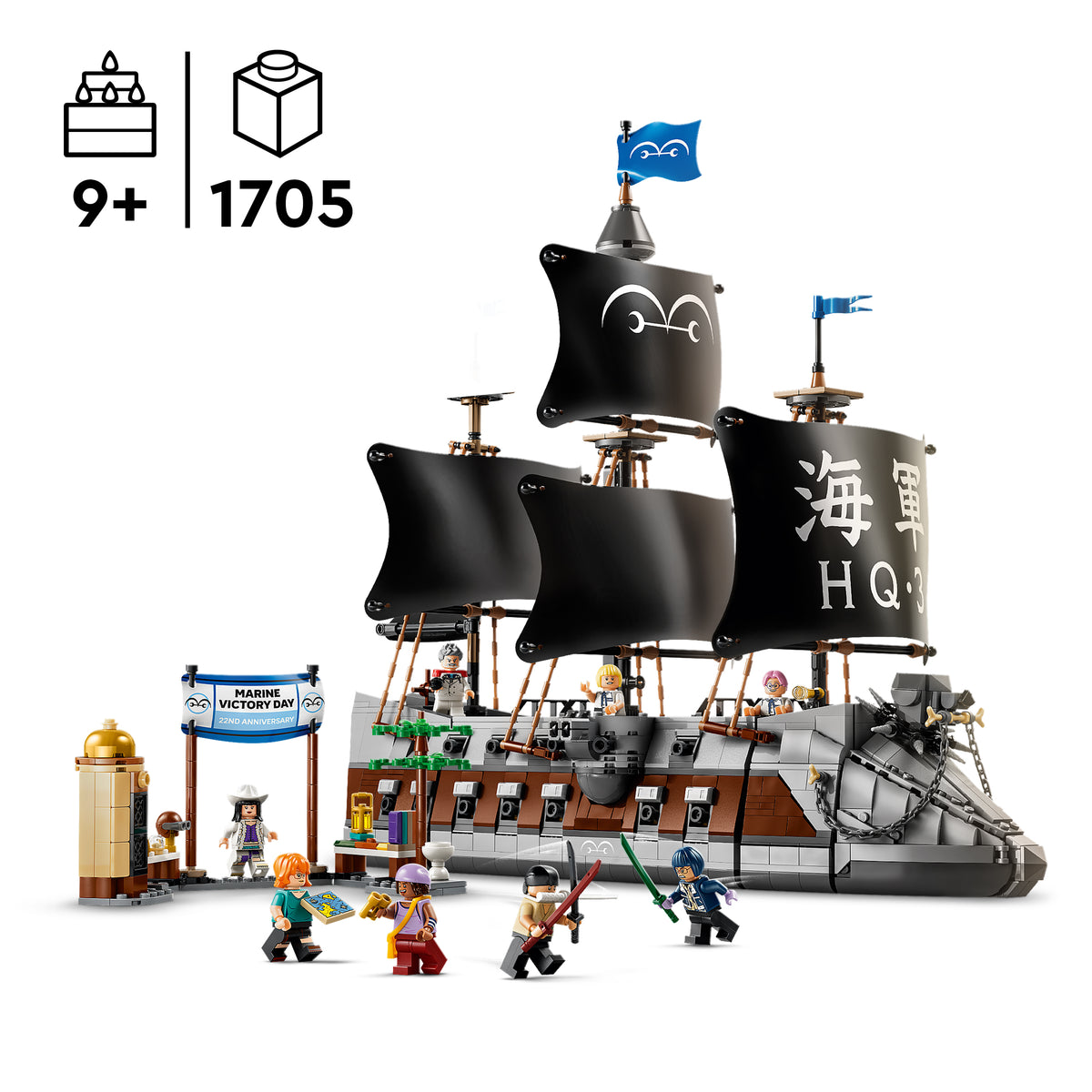 LEGO ONE PIECE Garpi merelahingulaev 75646L