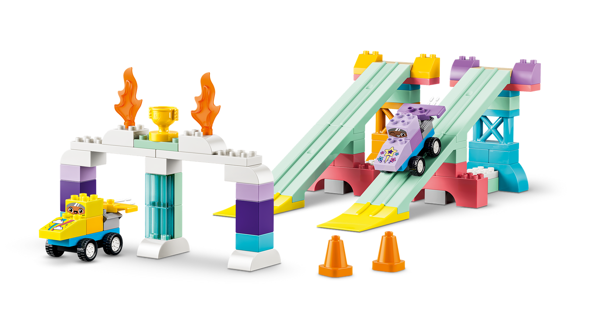 LEGO DUPLO linn Kolm ühes loomingulised rambid sõidukitega 10478L