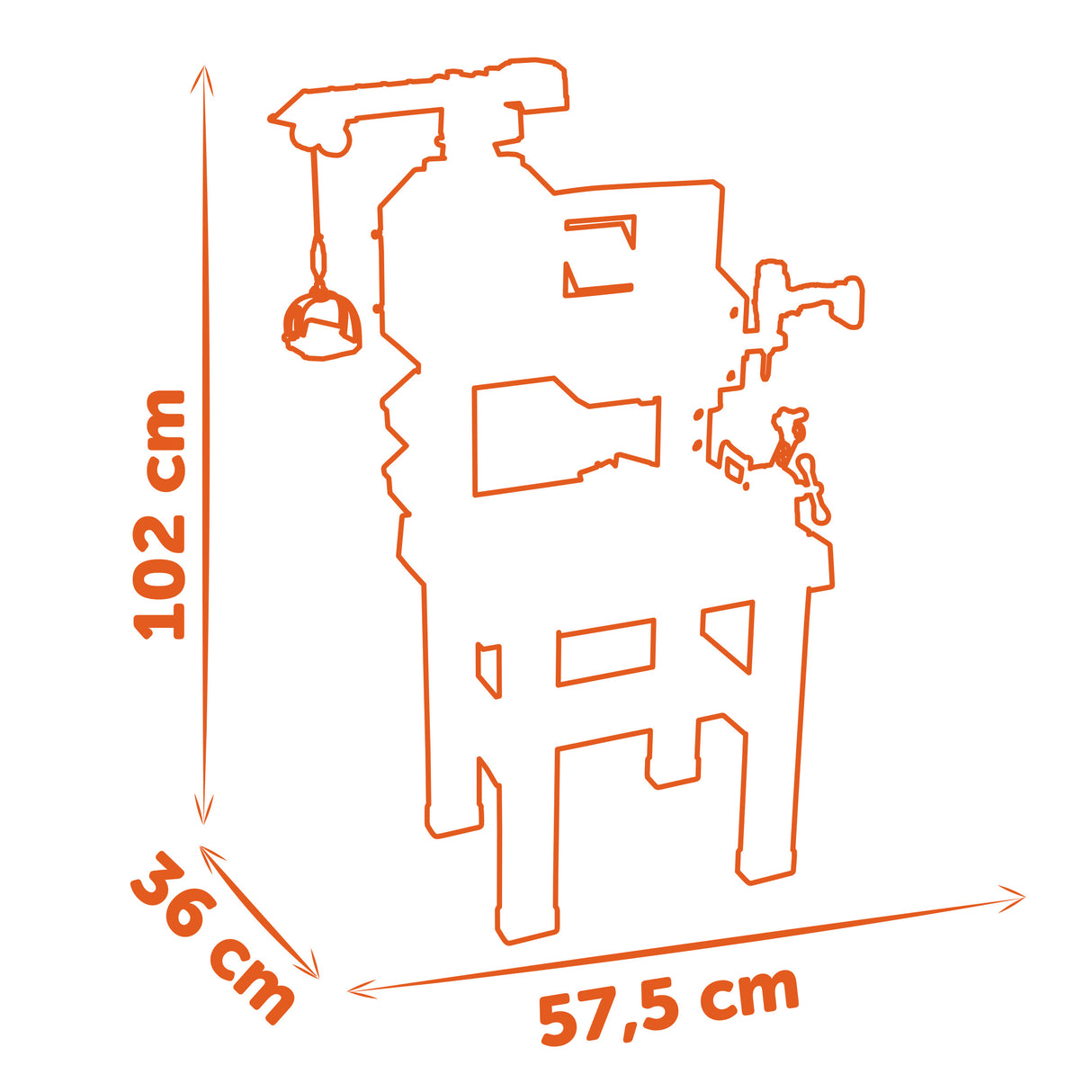 Smoby B&D Bricolo ehituskomplekt 87 tk 360741S