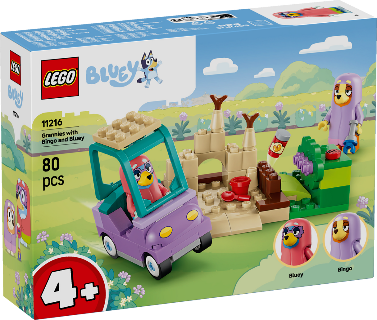 LEGO Bluey Vanaemad Bingo ja Blueyga 11216L