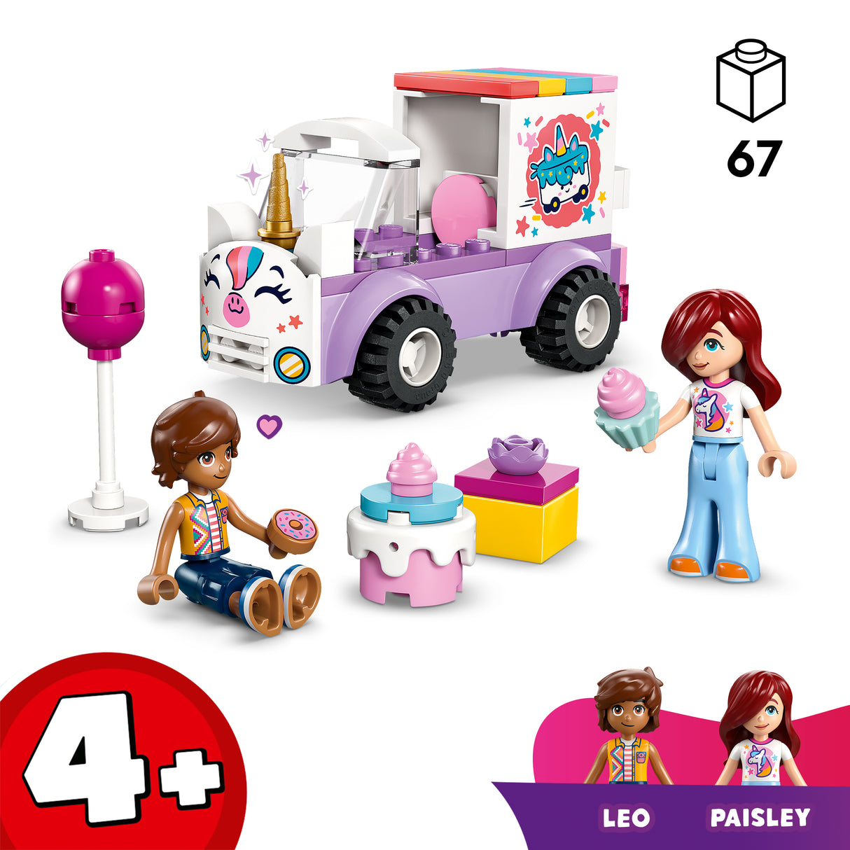 LEGO Friends Ükssarviku koogikullerauto 42675L