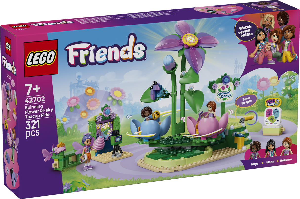 LEGO Friends Pöörlev lille ja haldja tassikarussell 42702L