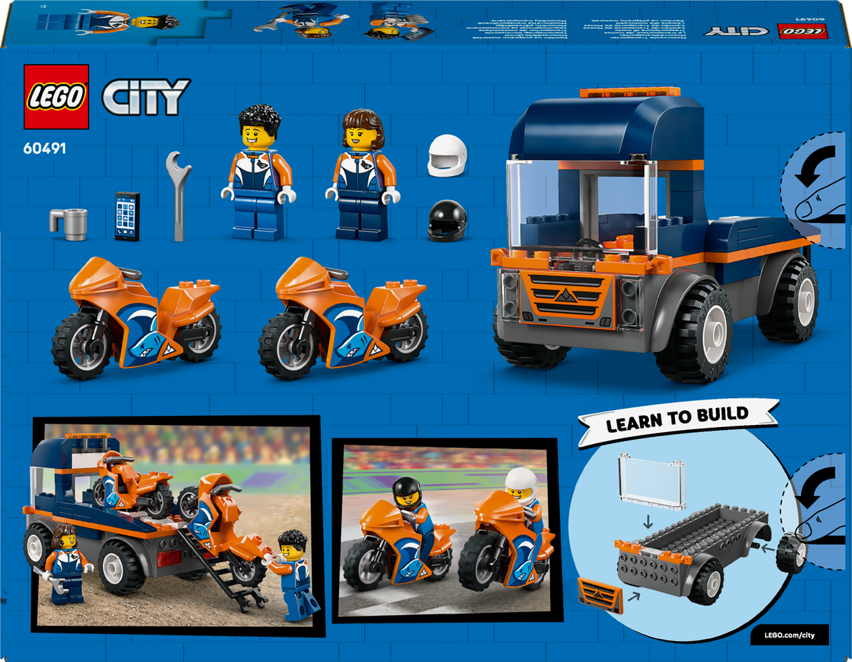 LEGO City Mootorratta transpordiveok 60491L