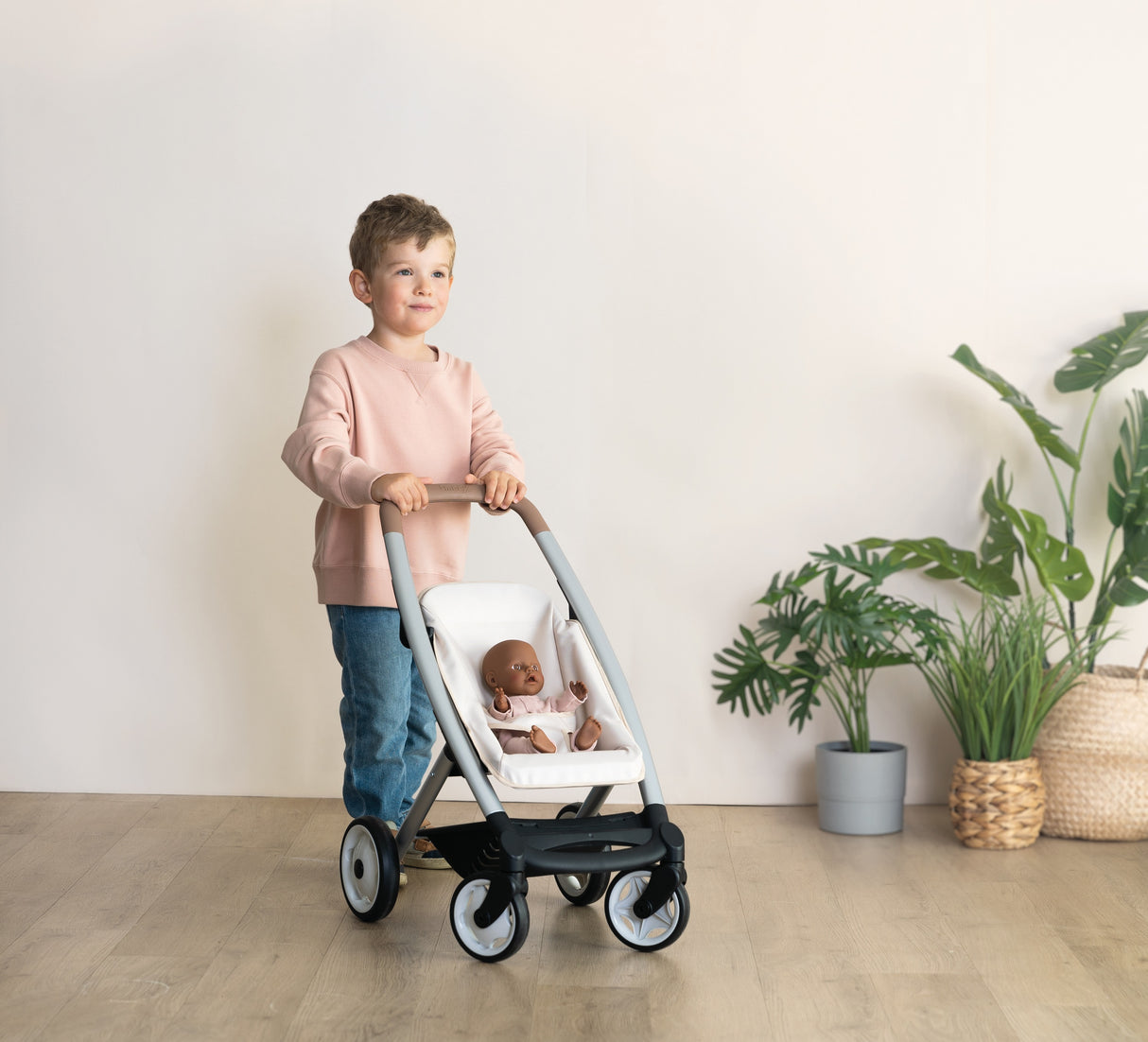 Smoby Maxi-Cosi kolm-ühes nukuvankri komplekt – beež 253122S