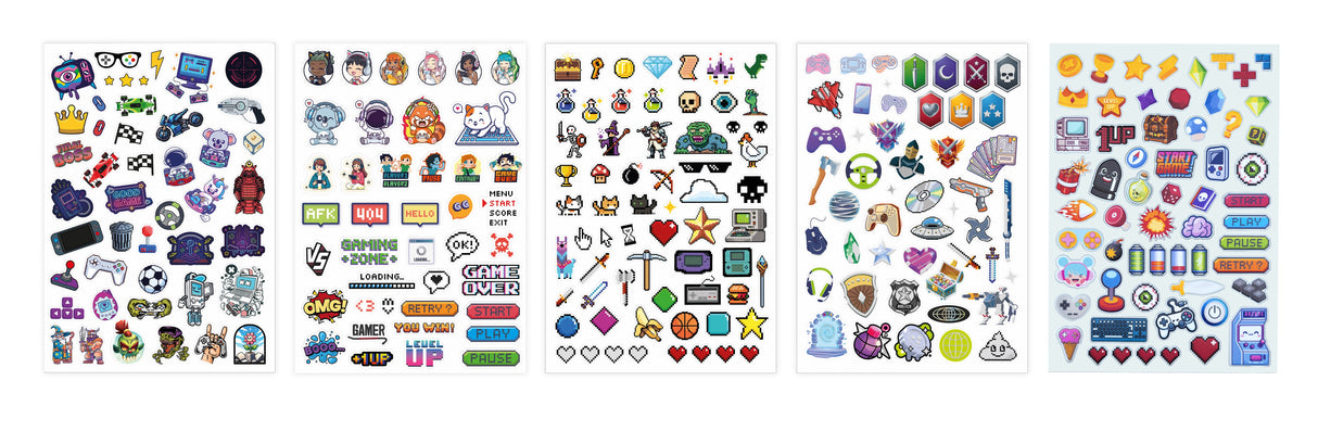 Buki kleebiste komplekt - gaming FK019I