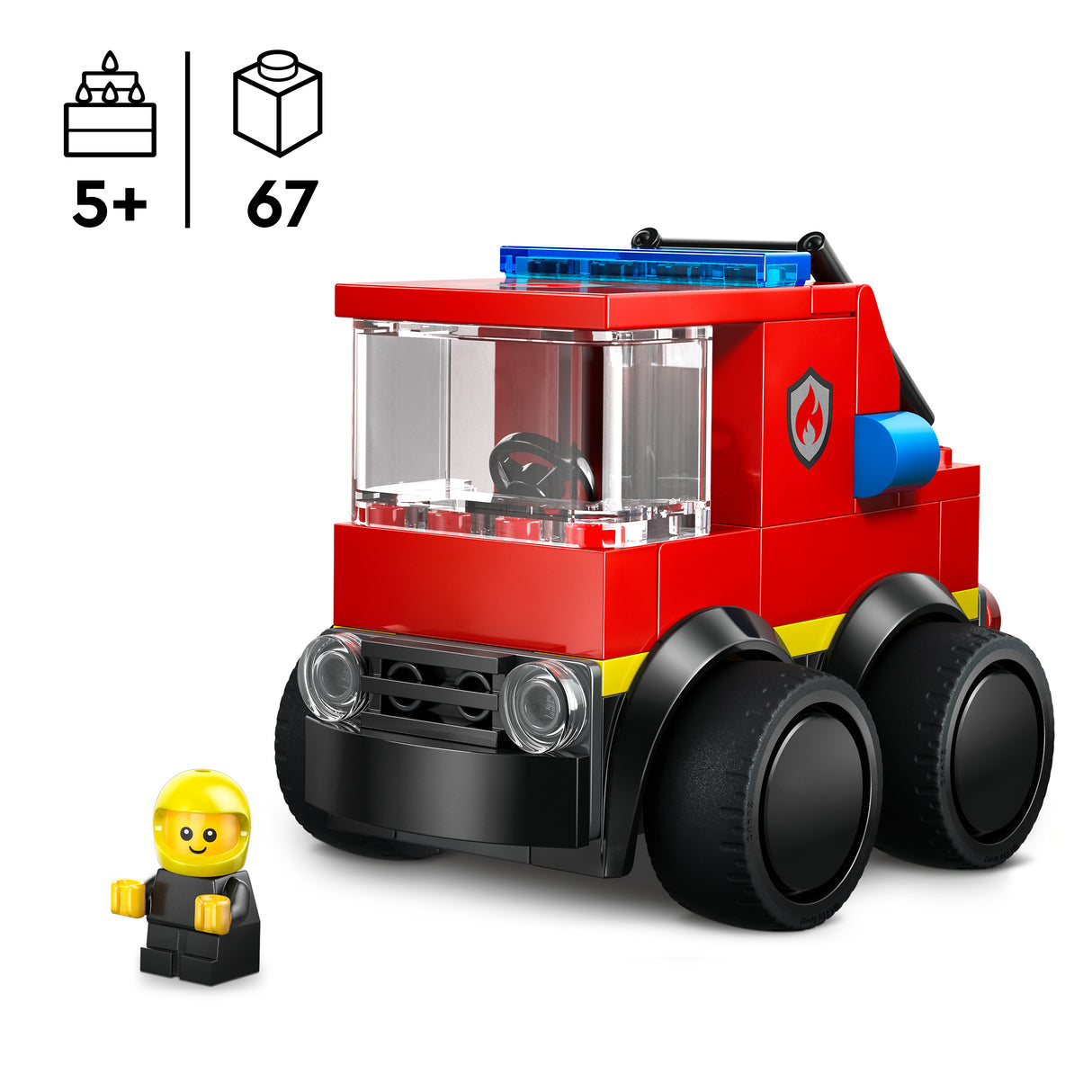 LEGO City Sõidukid – tuletõrjeauto 60482L