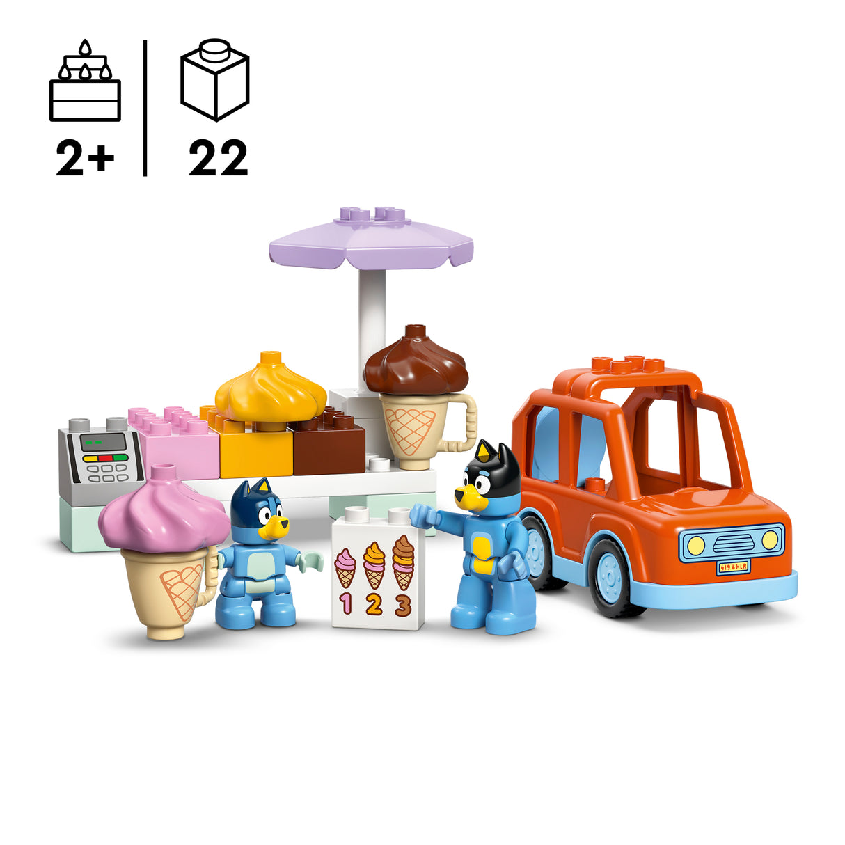 LEGO DUPLO Jäätisereis koos Blueyga 10458L