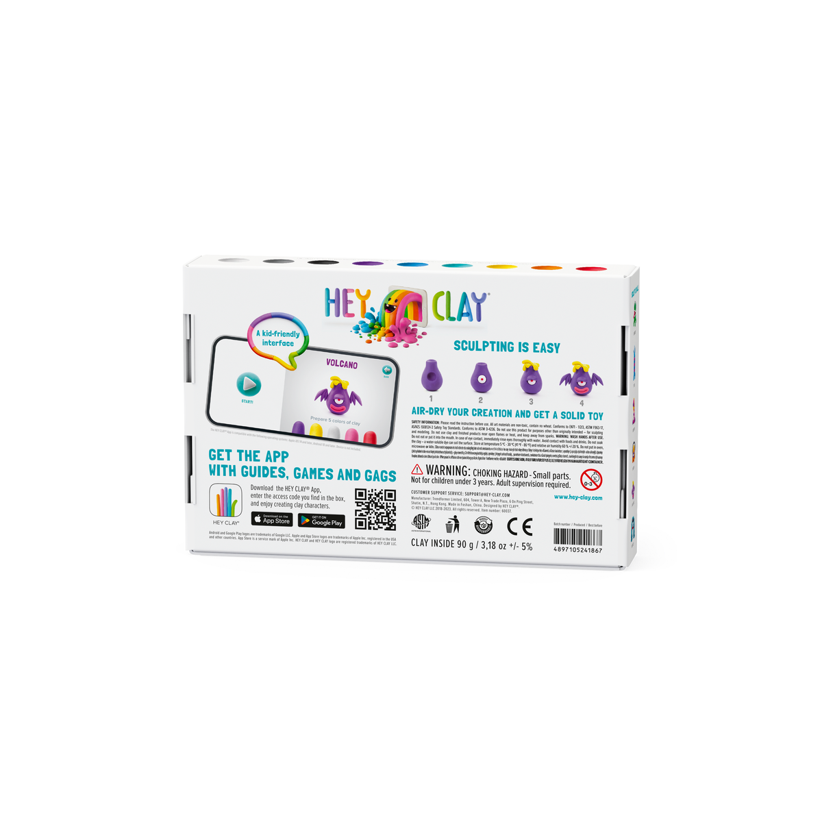 HEY CLAY voolimismass Tulnukate valik 60037E