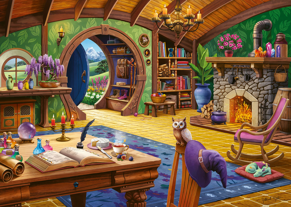 Ravensburger pusle 1000 tk: võluri majake 12001849V