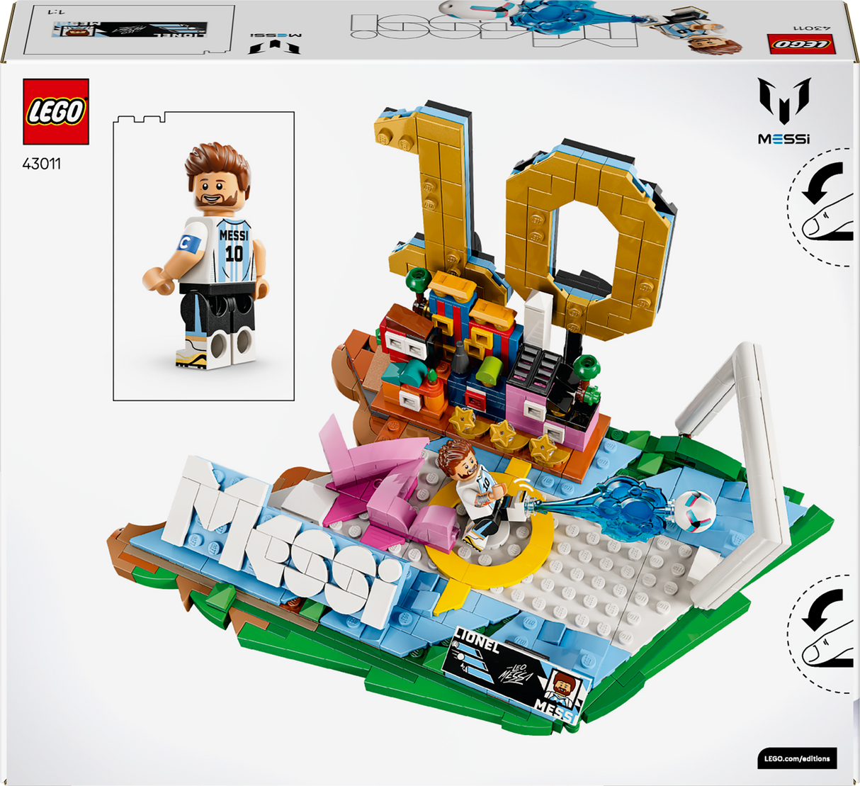 LEGO Editions Lionel Messi – jalgpalli parimad hetked 43011L