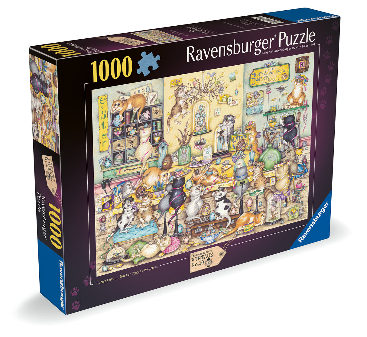 Ravensburger pusle 1000 tk: kasside munadepüha 12001755V