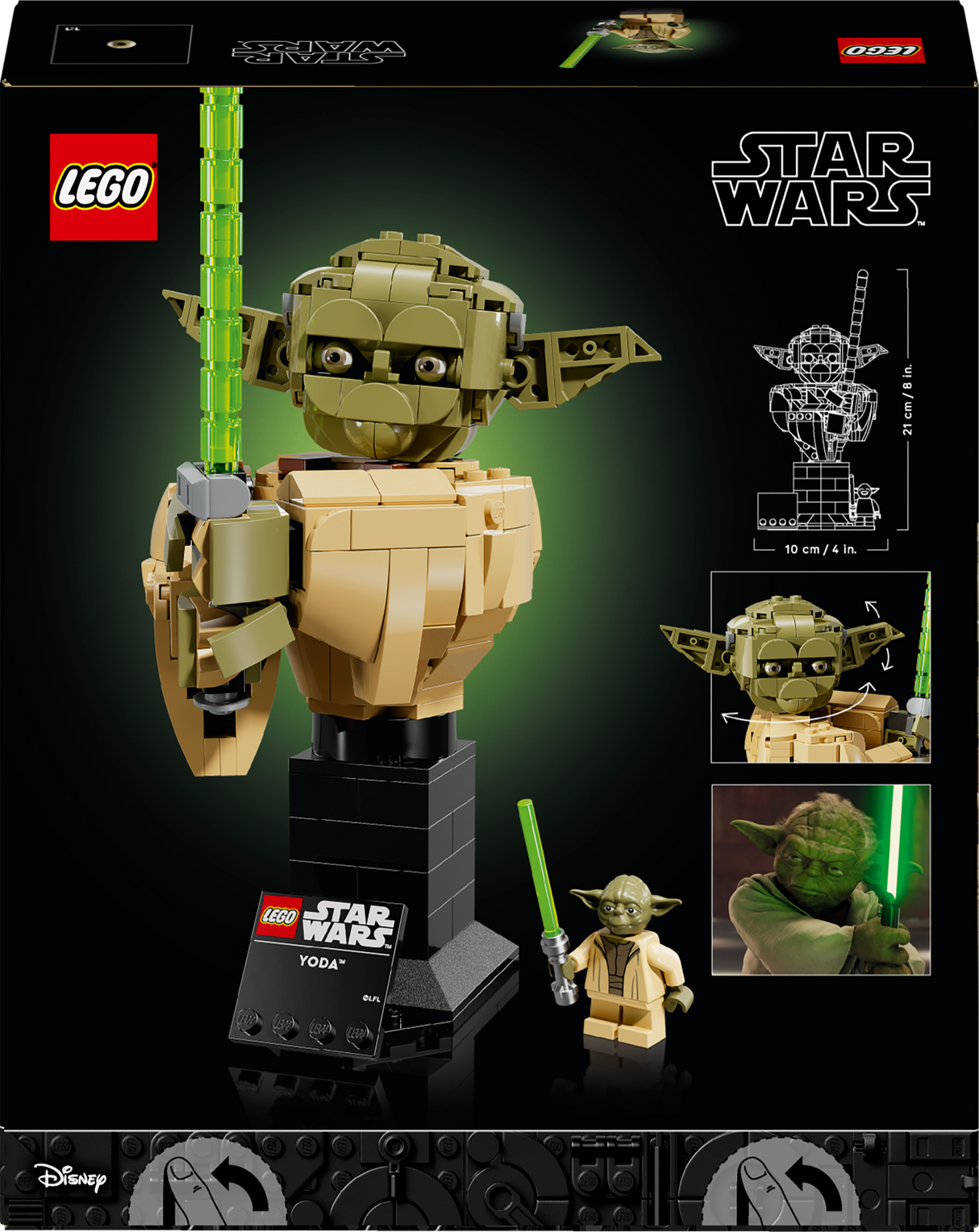 LEGO Star Wars Yoda büst 75438L