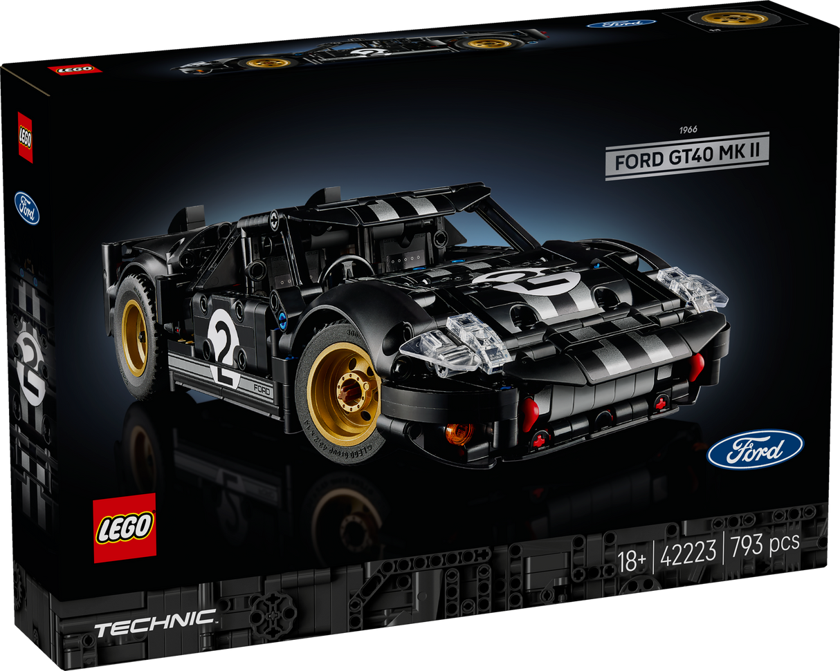 LEGO Technic 1966 FORD GT40 MKII võidusõiduauto
42223L