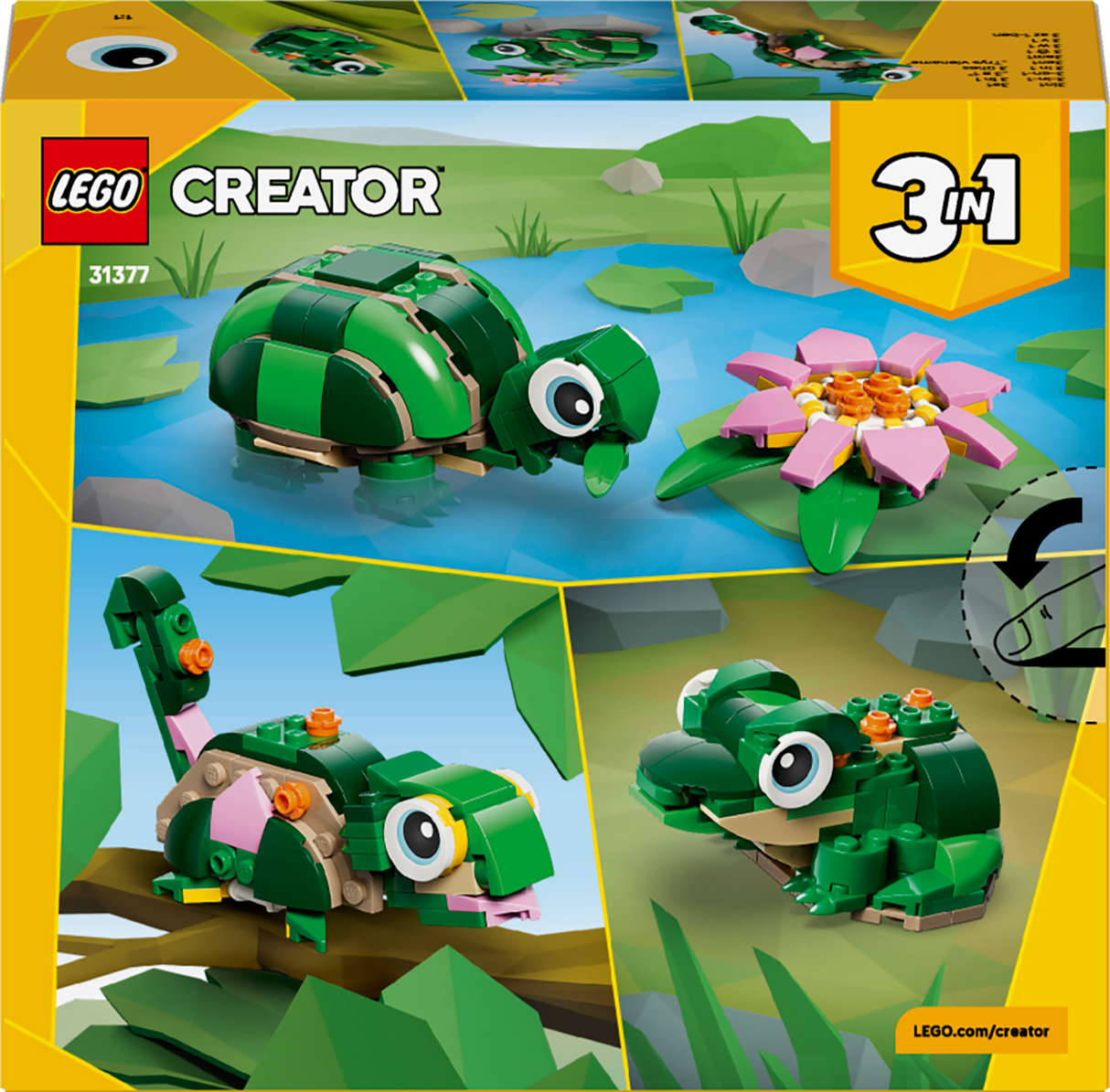 LEGO Creator Kilpkonn vesiroosiga 31377L