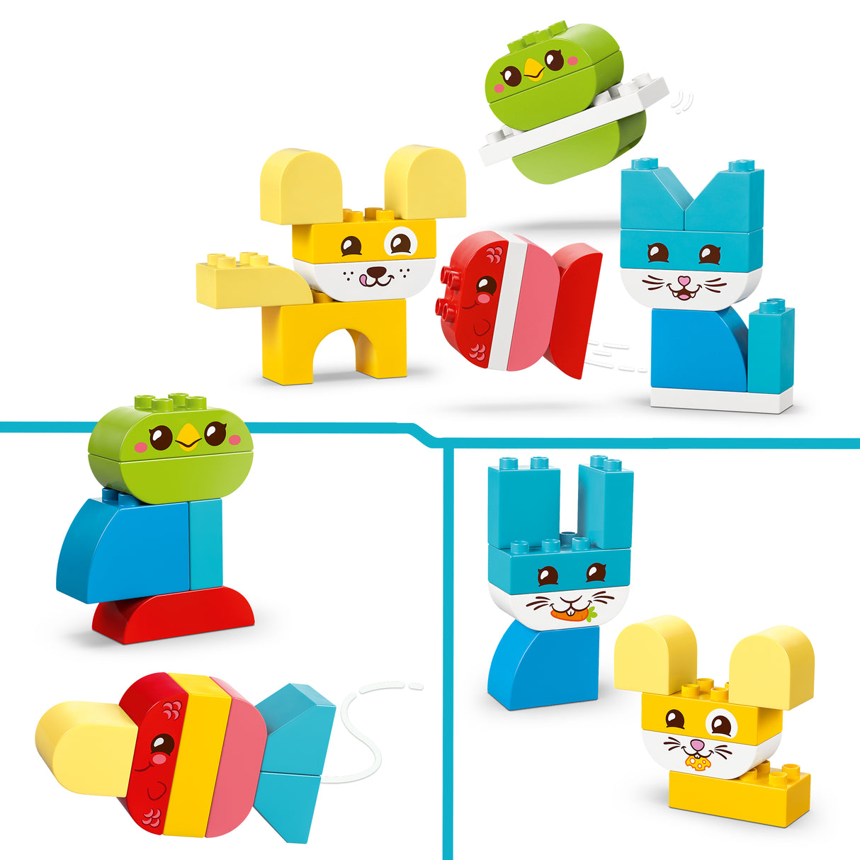 LEGO DUPLO Kolm ühes loomingulised armsad lemmikloomad 10477L