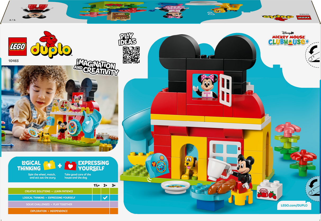 LEGO DUPLO Disney Miki-hiire klubimaja koos Minnie ja Pluutoga 10465L
