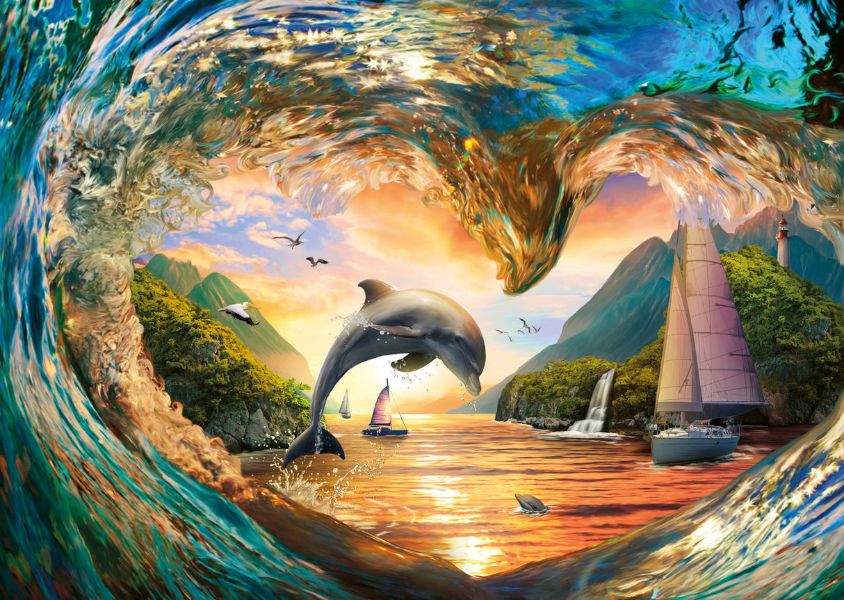 Ravensburger pusle 1000 tk: suplus päikseloojangul 12001711V