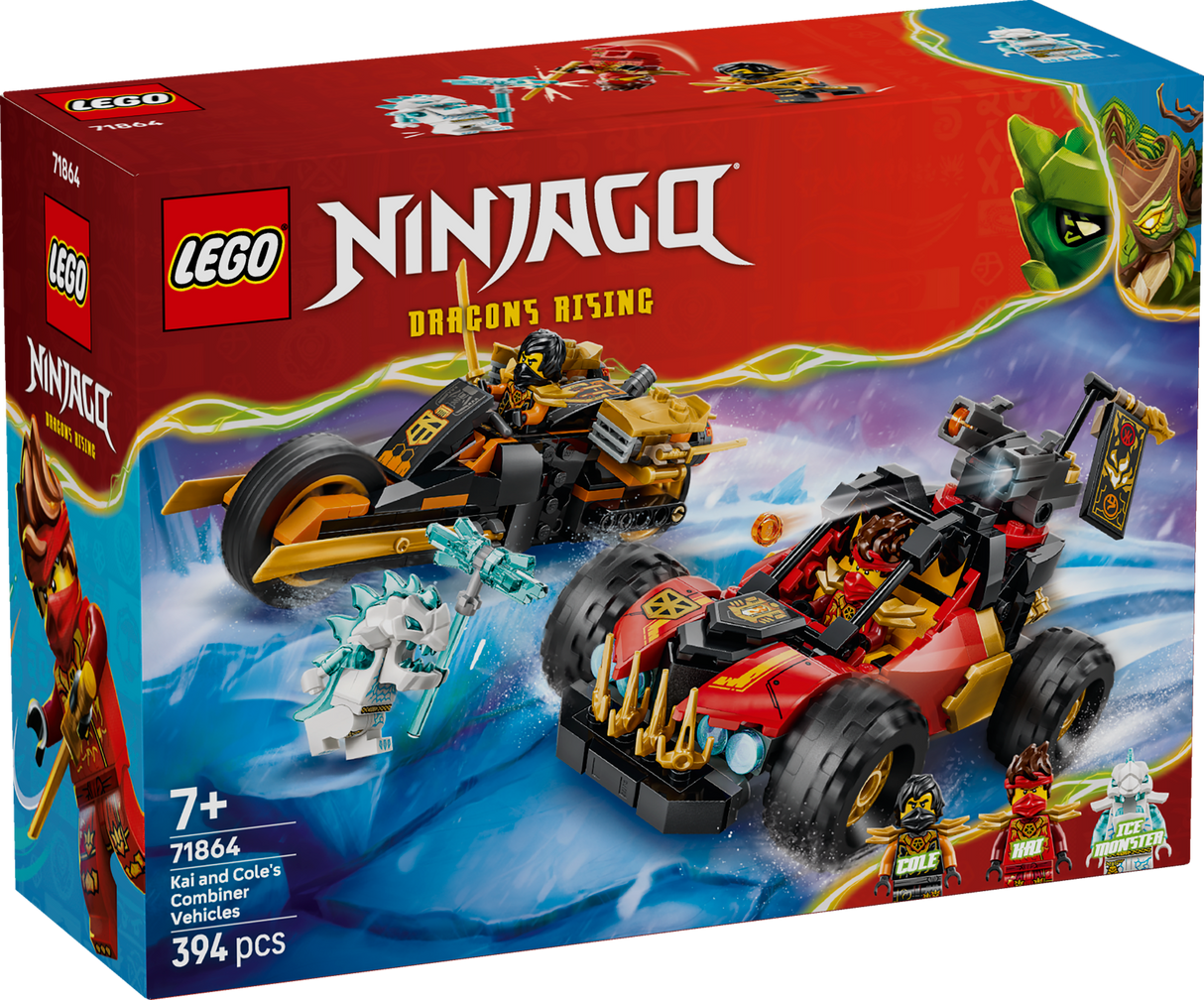 LEGO Ninjago Kai ja Cole'i kombineeritud sõidukid 71864L