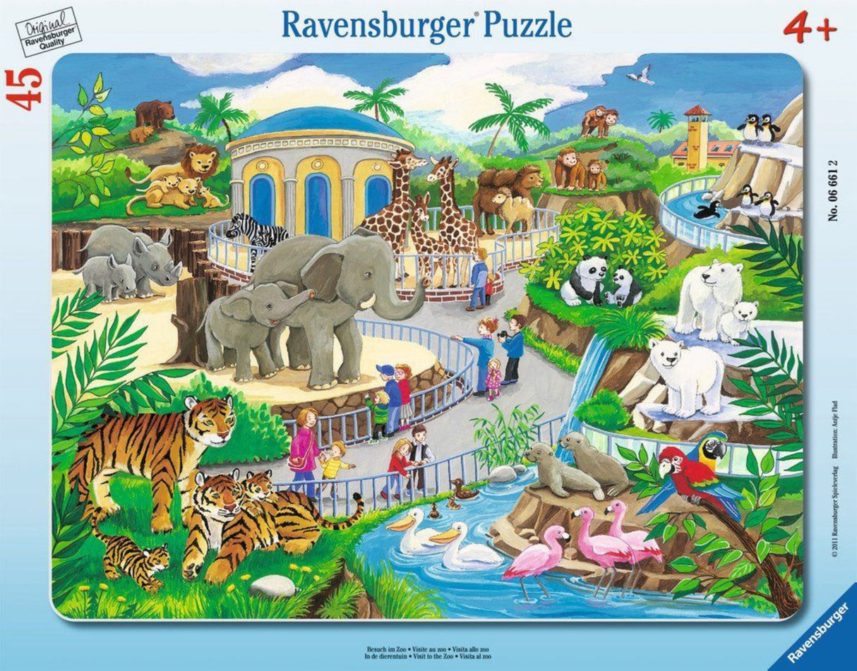 Ravensburger suur plaatpusle 39 tk Loomaaed