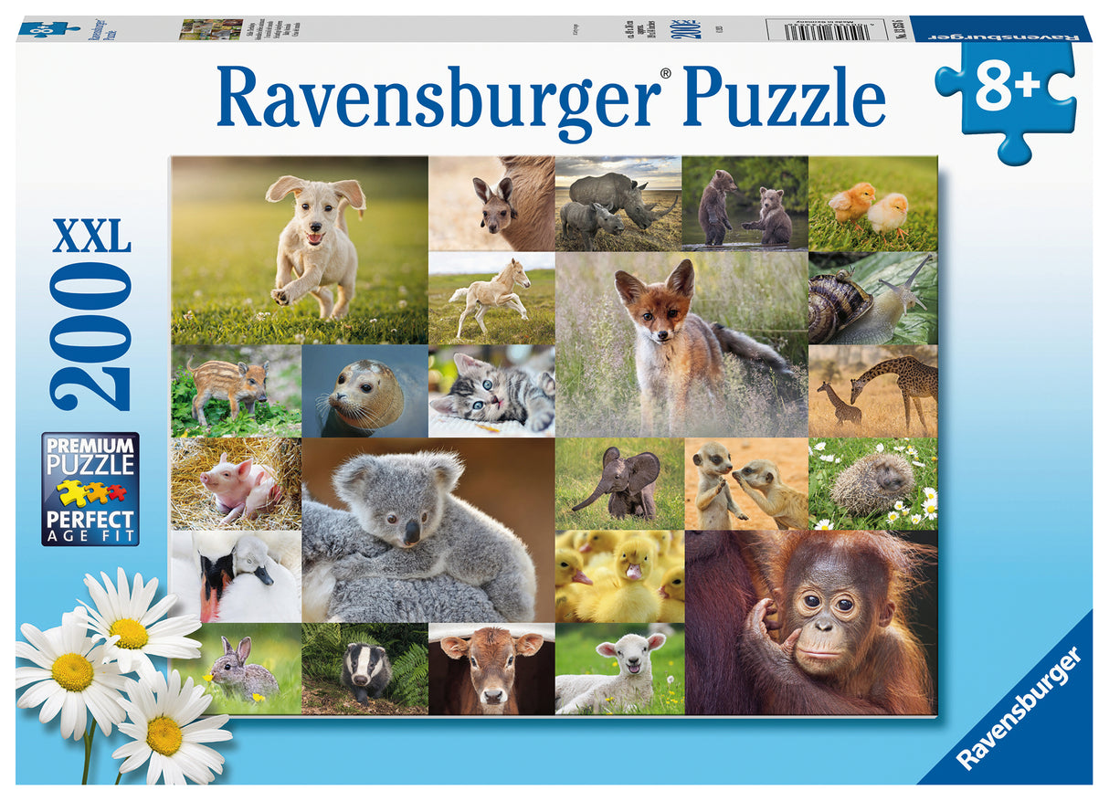 Ravensburger pusle 200 tk Loomalapsed 133536V