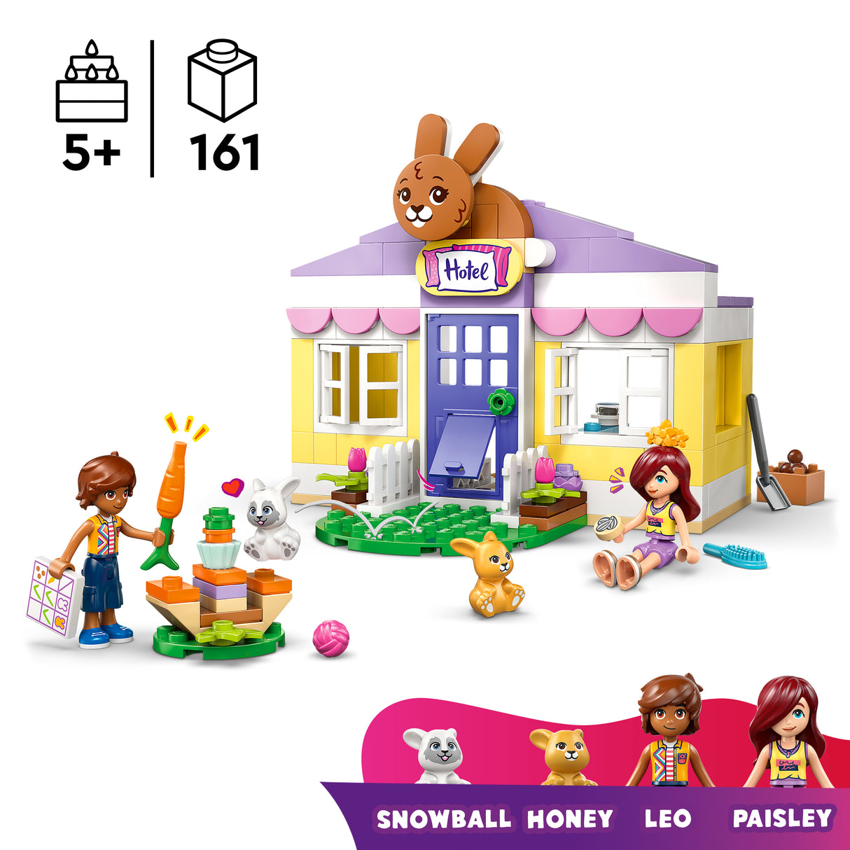 LEGO Friends Heartlake'i linna jänkuhotell 42679L