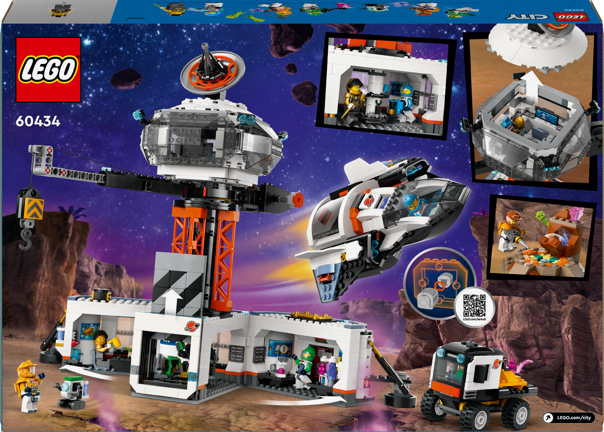 LEGO City Kosmosebaas ja raketi stardiplatvorm 60434L