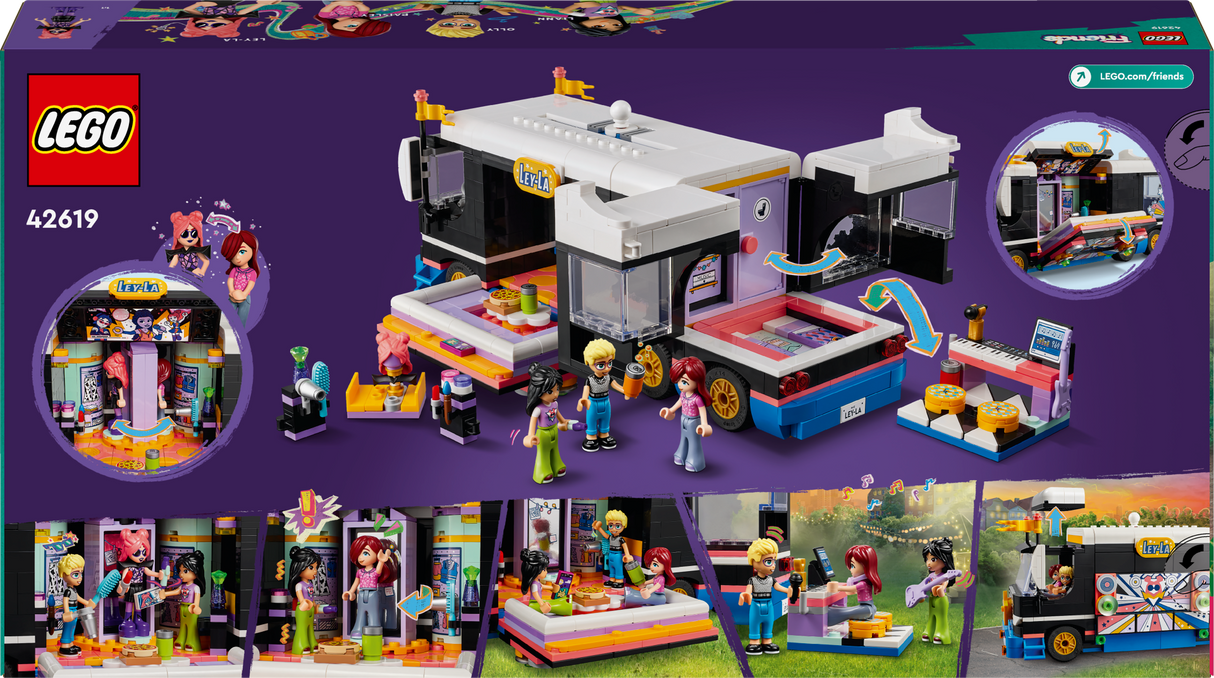 LEGO Friends Popstaari tuuribuss 42619L