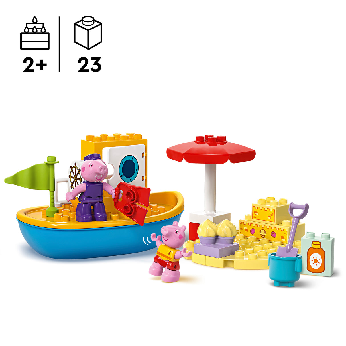 LEGO DUPLO Põrsas Peppa Paadireis 10432L