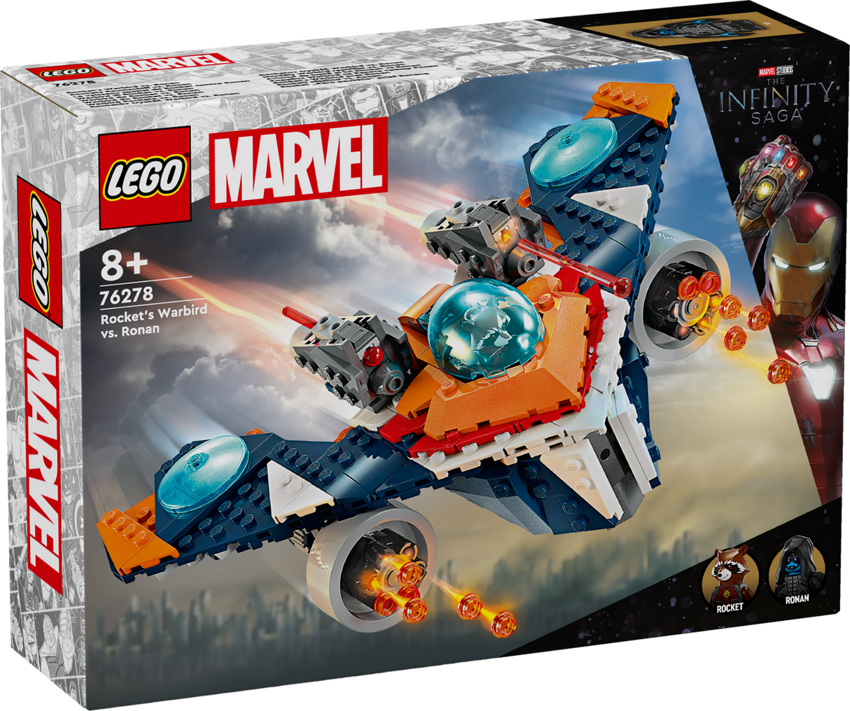 LEGO Super Heroes Rocketi Sõjalind vs. Ronan 76278L