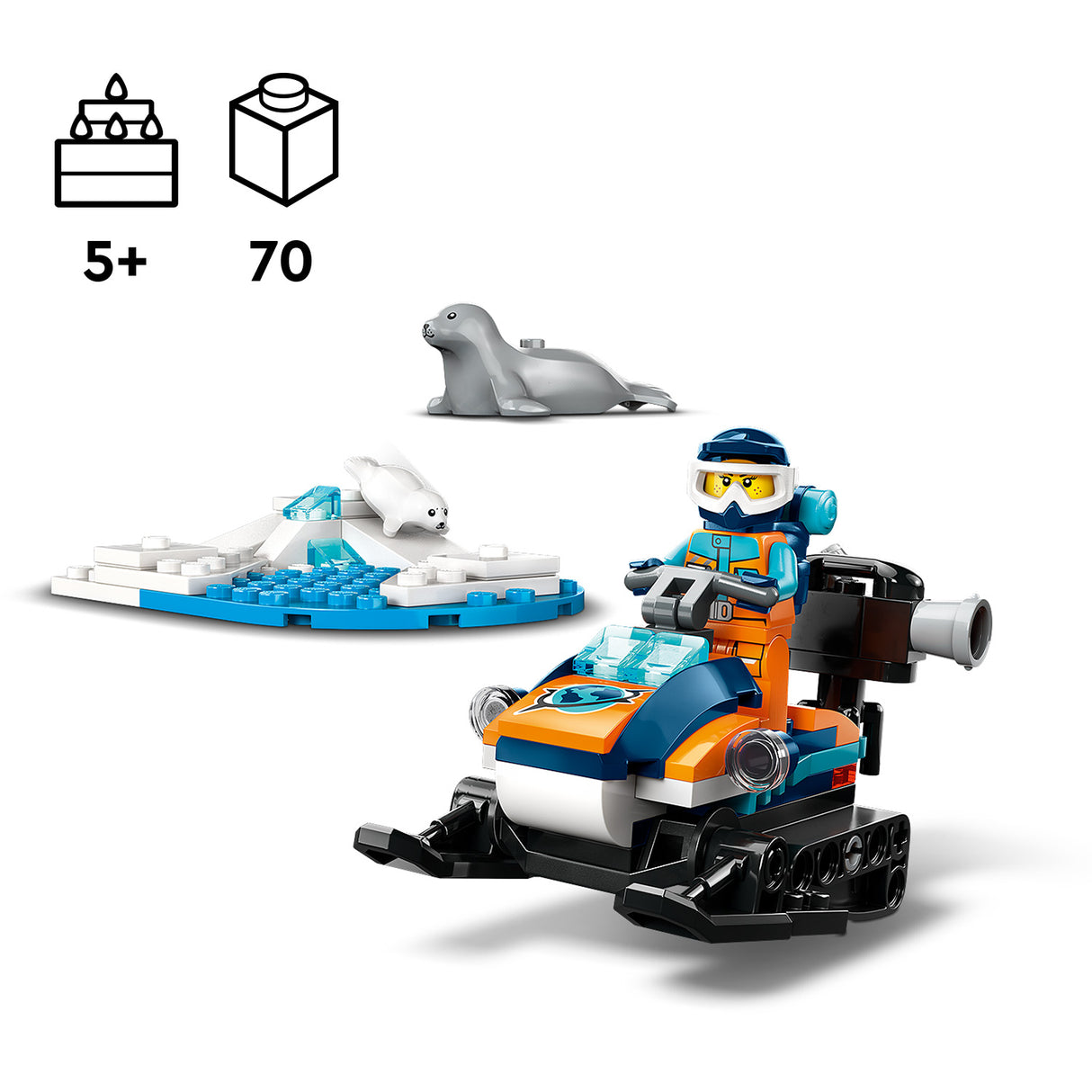 LEGO City Arktika uurimise lumesaan 60376L