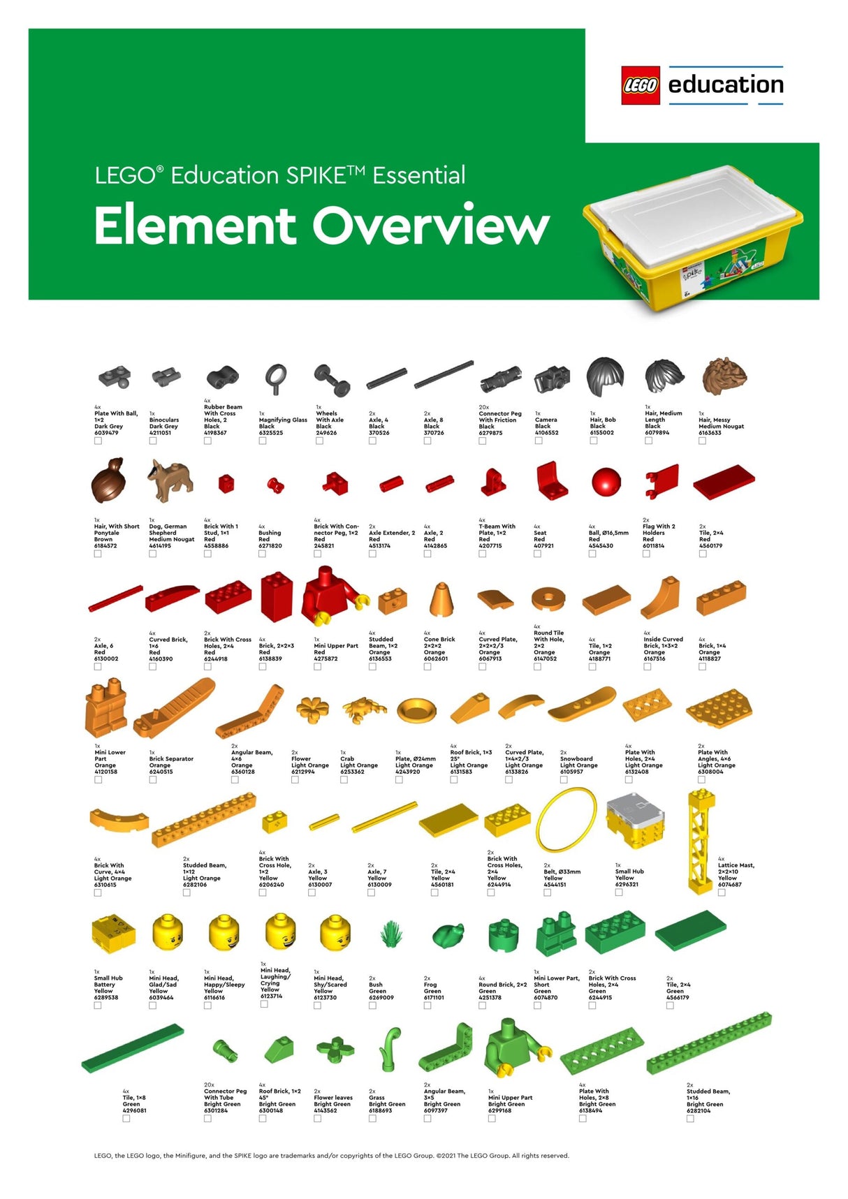 LEGO Education SPIKE Essential põhikomplekt 45345L