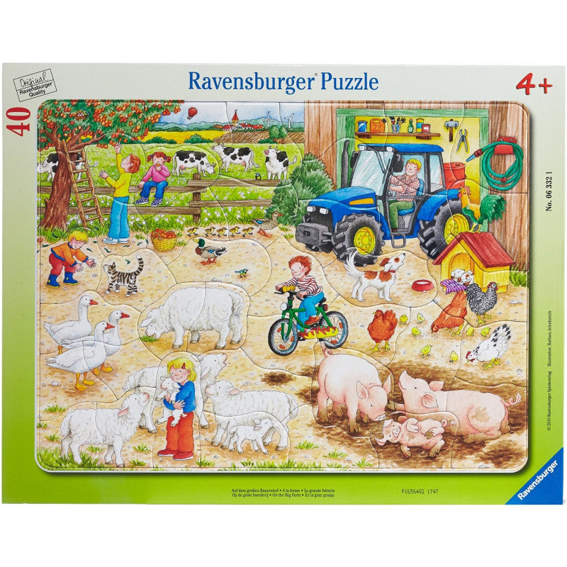 Ravensburger suur plaatpusle 40 tk Suures farmis 063321V