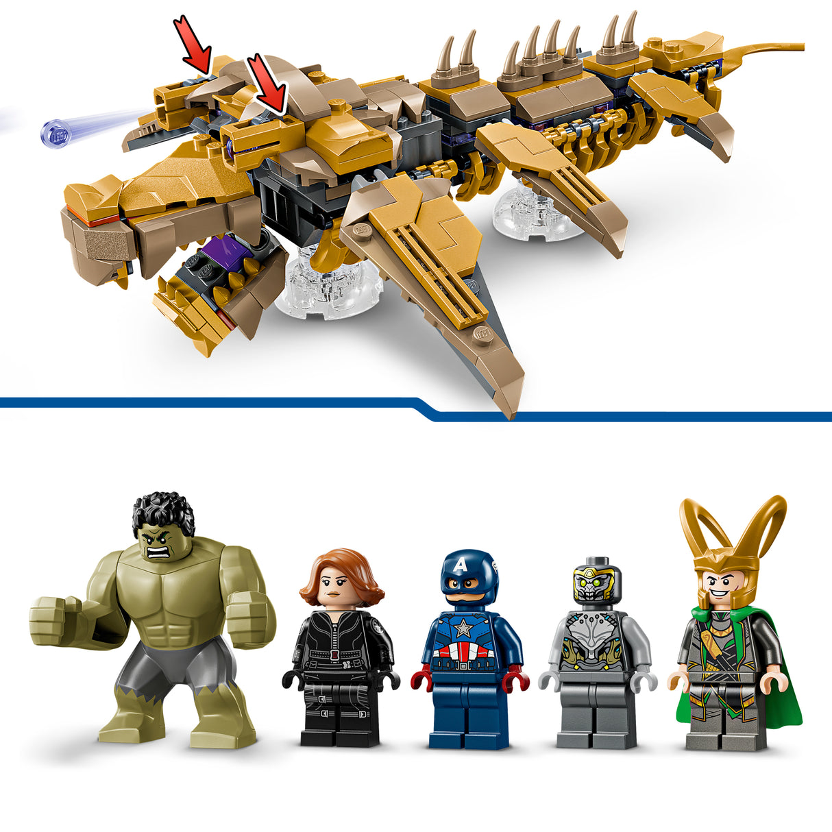 LEGO Super Heroes Tasujad vs. Leviathan 76290L