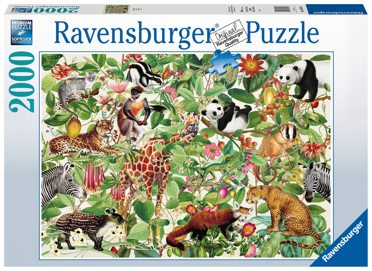 Ravensburger pusle 2000 tk Džungel  168248V