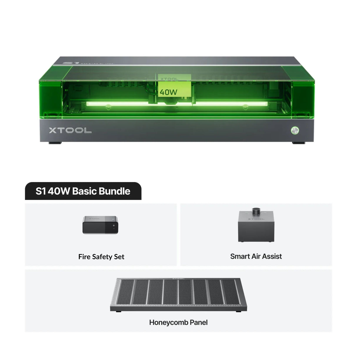 xTool S1 40W dioodlaserlõikuri põhikomplekt: Klass 1 P1030509