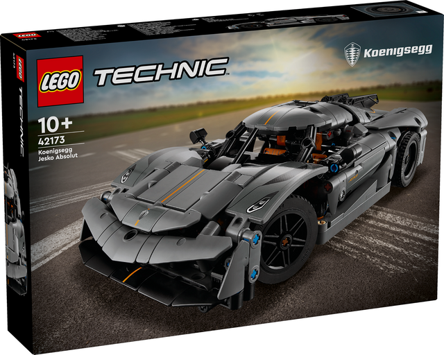 LEGO Technic Koenigsegg Jesko Absolut Grey Hypercar 42173L