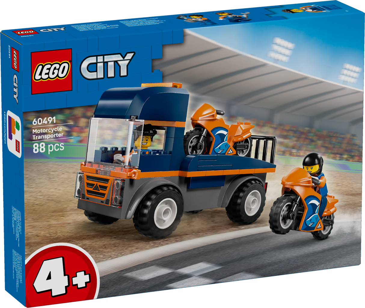 LEGO City Mootorratta transpordiveok 60491L