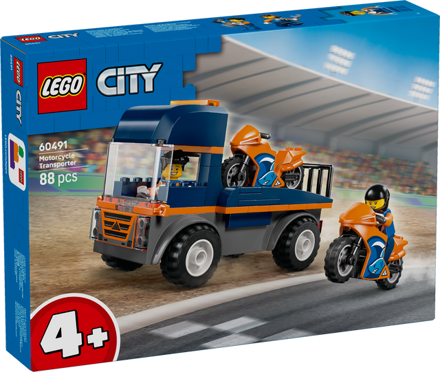 LEGO City Mootorratta transpordiveok 60491L