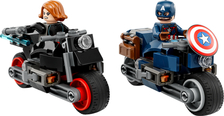 LEGO Super Heroes Musta Lese ja Kapten Ameerika mootorrattad 76260L