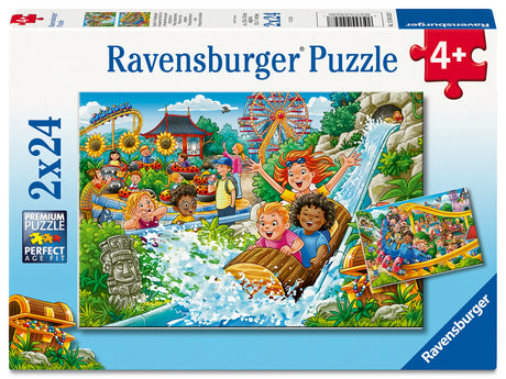 Ravensburger pusle 2x24 tk: lõbustuspark 12004258V
