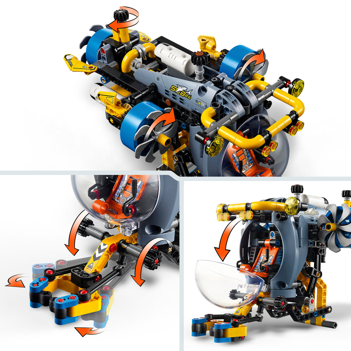 LEGO Technic Süvamereuuringute allveelaev 42201L