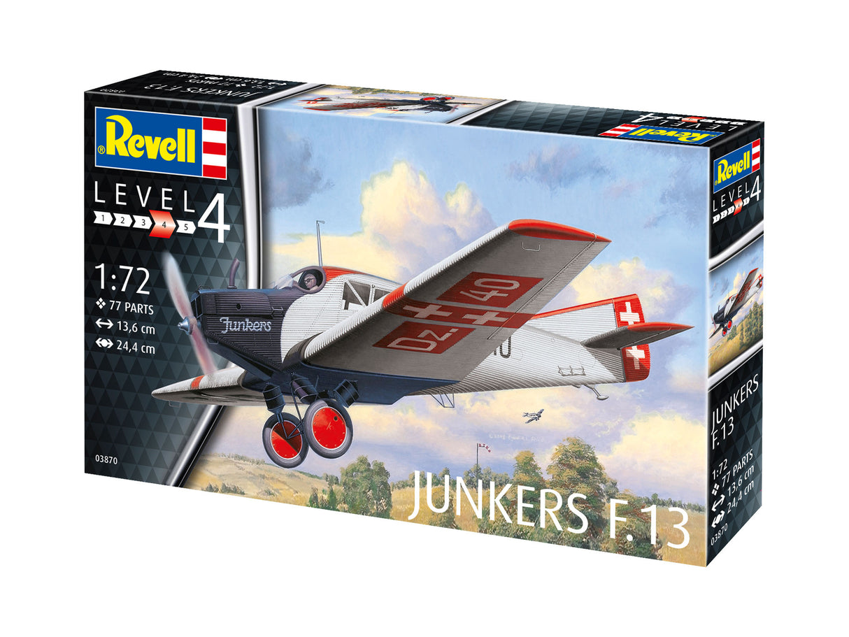 Revell liimitav mudel Junkers F.13 1:72 03870R