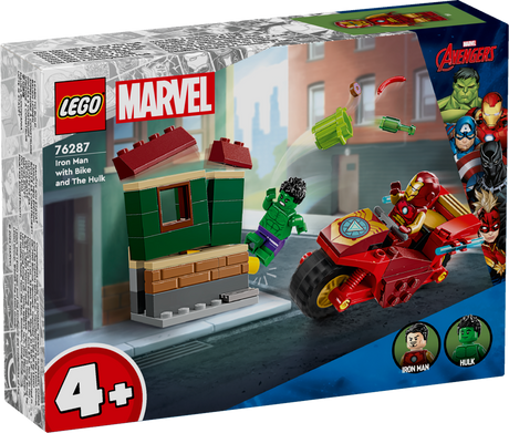 LEGO Super Heroes Iron Man koos ratta ja The Hulkiga 76287L