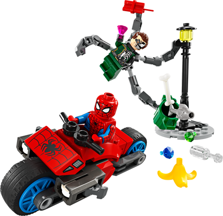 LEGO Super Heroes Mootorrattajälitus: Spider-Man vs. Doc Ock 76275L