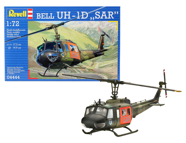 Revell liimitav mudel helikopter 
Bell UH-1D SAR  1:72 04444R